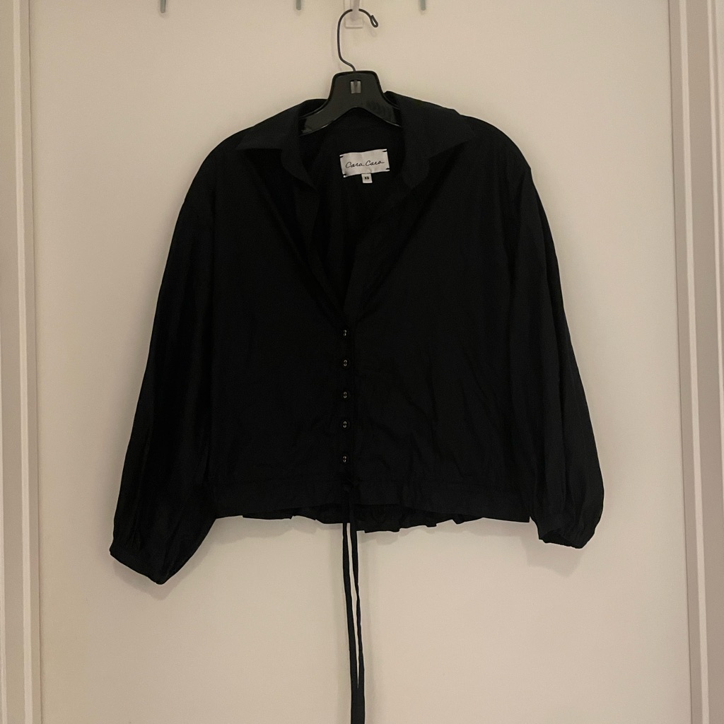 Cara Cara Elegant Black Blouse